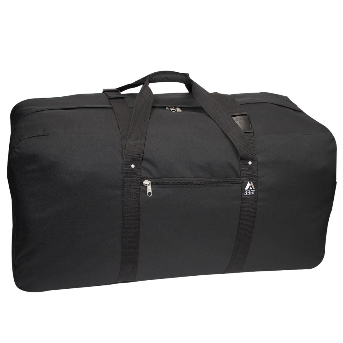 Everest Large Heavy-Duty Cargo Duffel Bag-Black-
