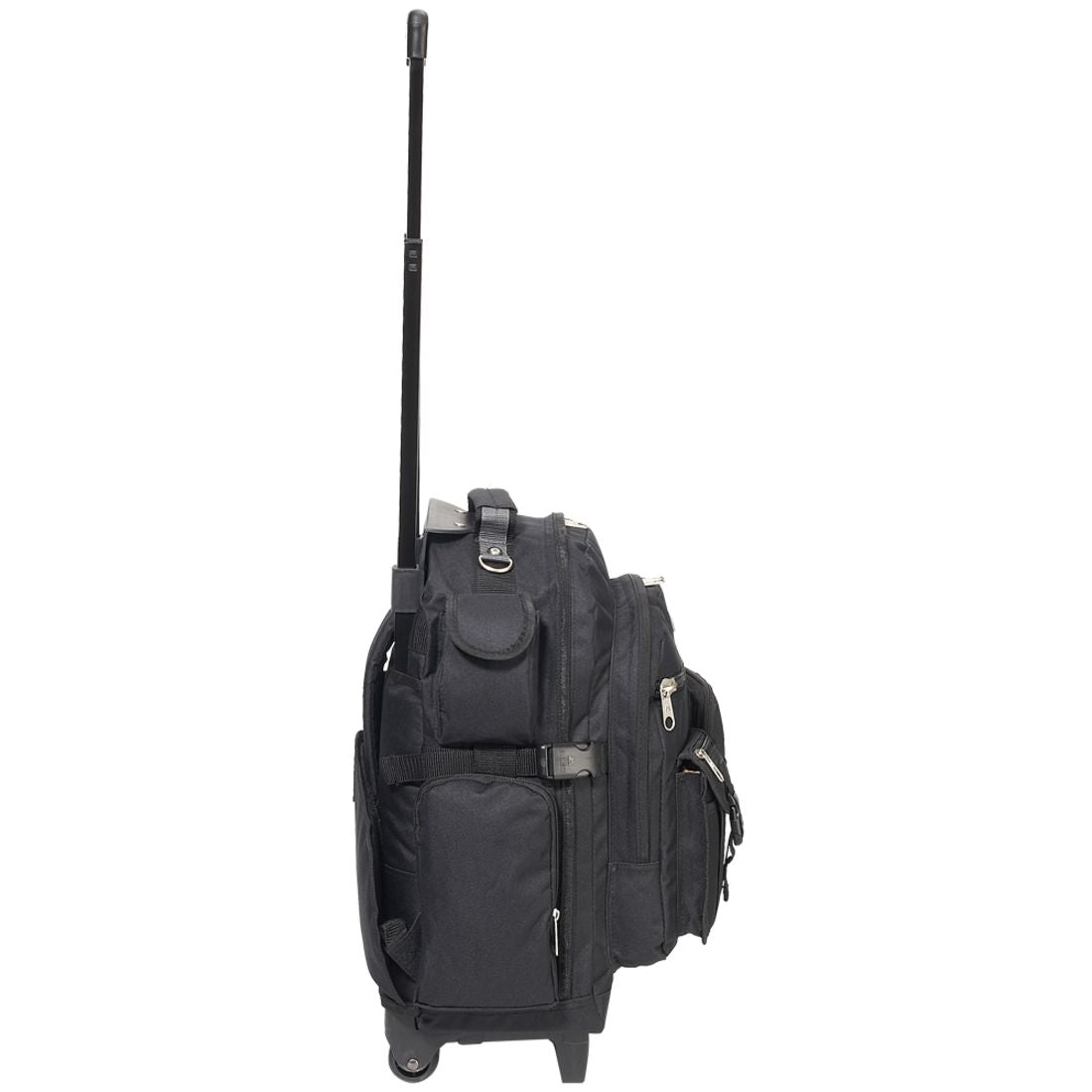 Everest Deluxe Wheeled Backpack-Black-