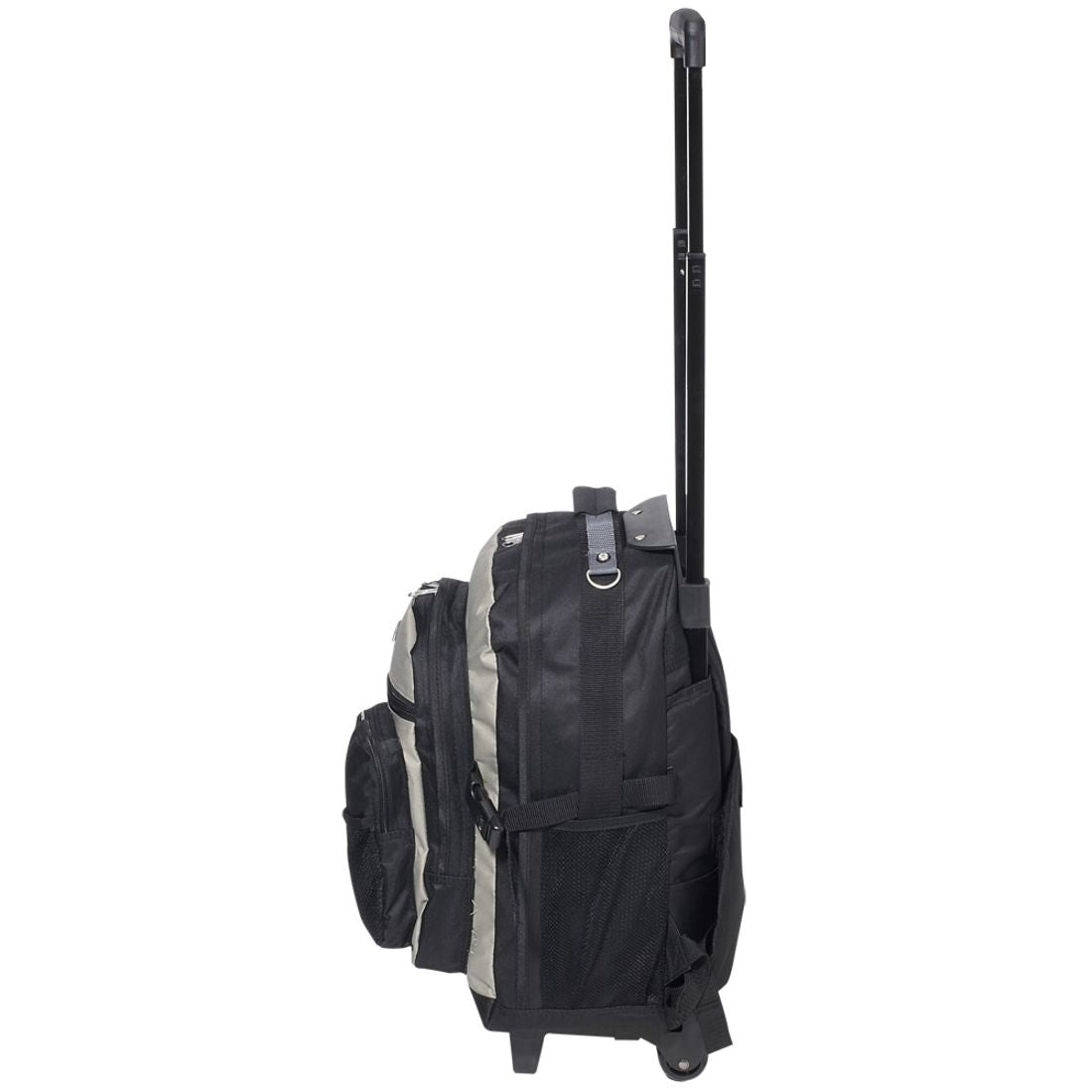 Everest Deluxe Wheeled Backpack-Black-