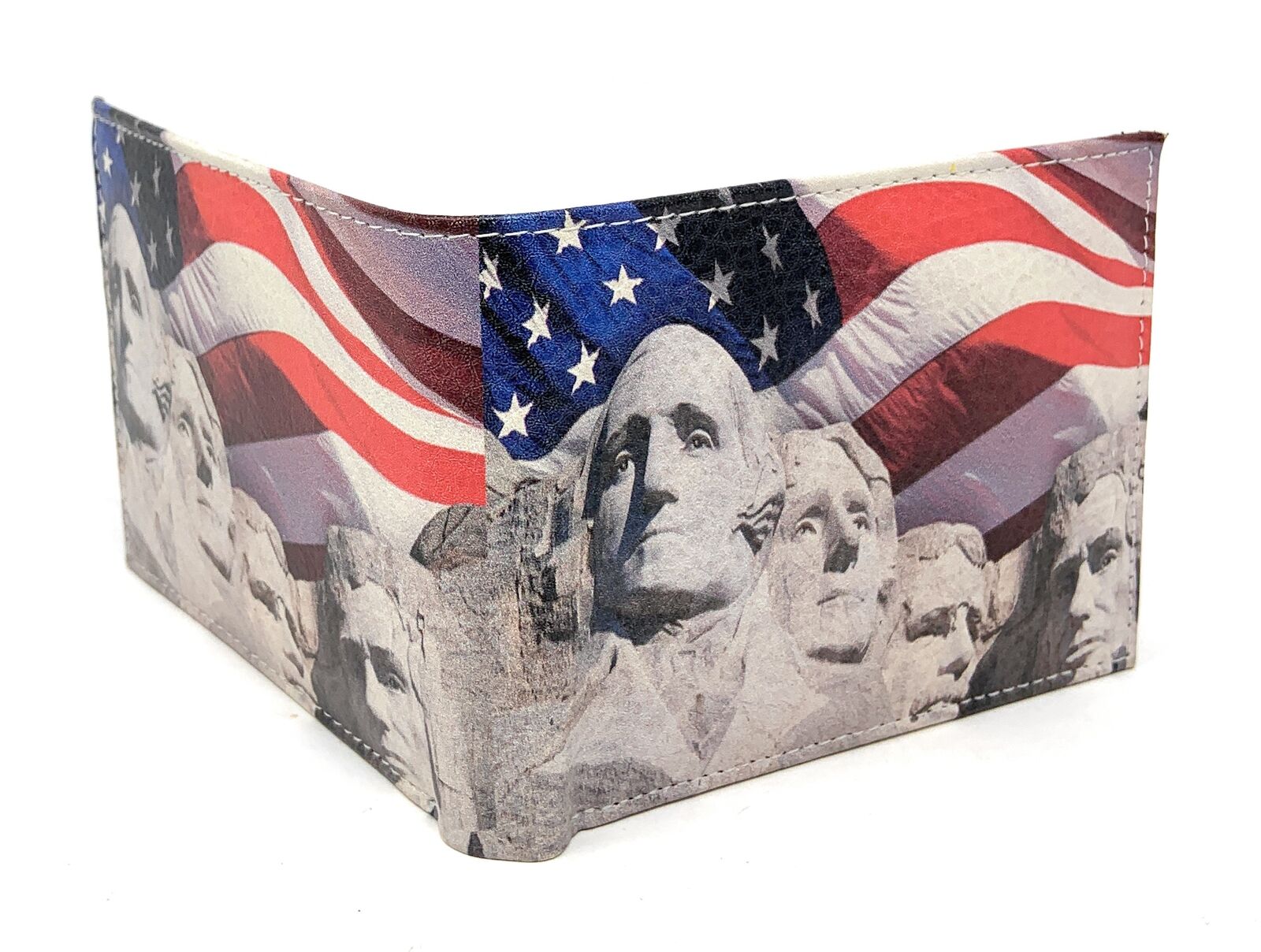 USA Patriotic Bifold Wallets In Gift Box Mens Womens Youth-100 Dollar Old-