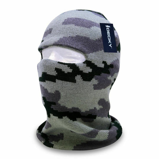 Decky Camo 1 Hole Winter Snow Face Mask Beanie Balaclava-Urban-