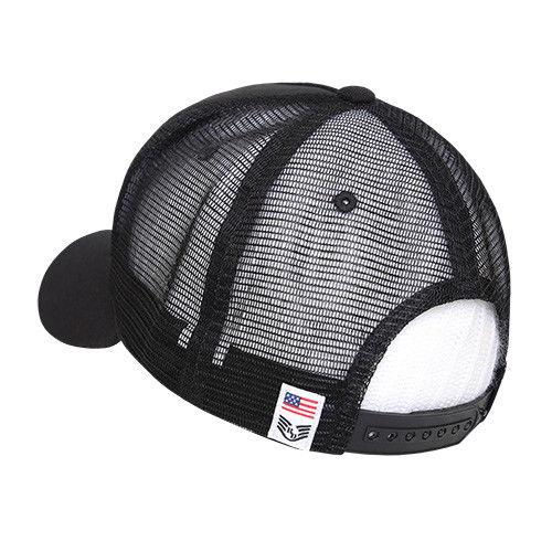 Rapid Dominance USA American Rubber Flag Acrylic 5 Panel Trucker Dad Caps Hats-USA-NAVY-