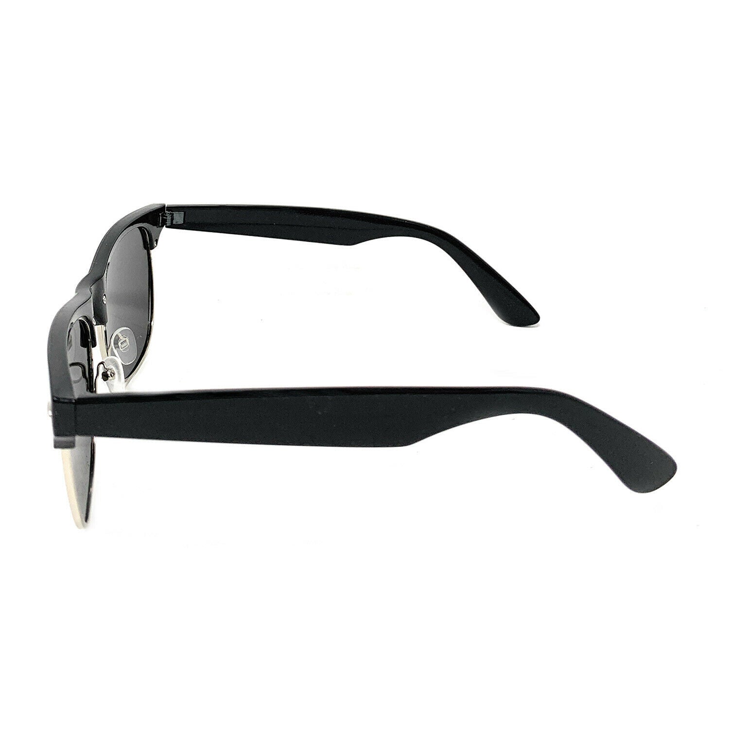 Polarized Sunglasses Club Style Mirror Lens Driving Mens Womens With Pouch-Gold Mirror/Black-