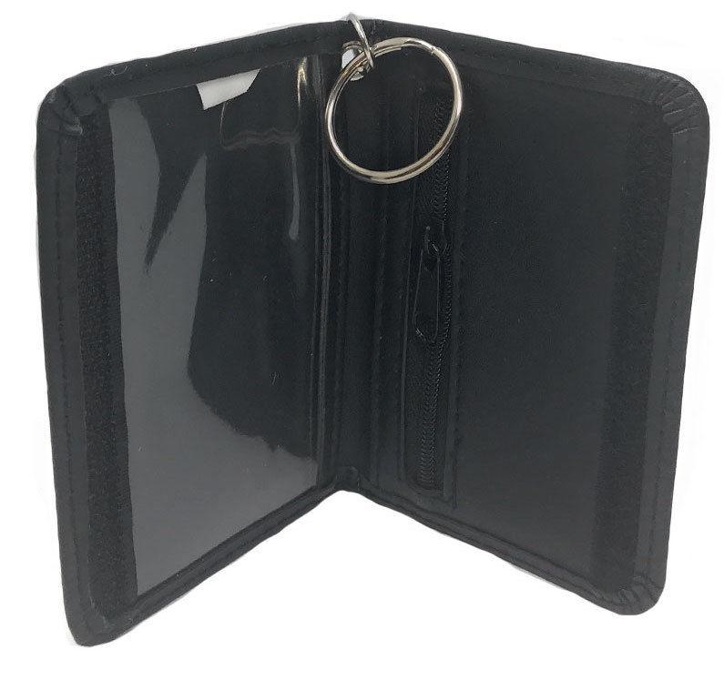 1 Dozen Slim Wallet Double ID Holder w/ Keys Ring Coin Pocket Wholesale Bulk-