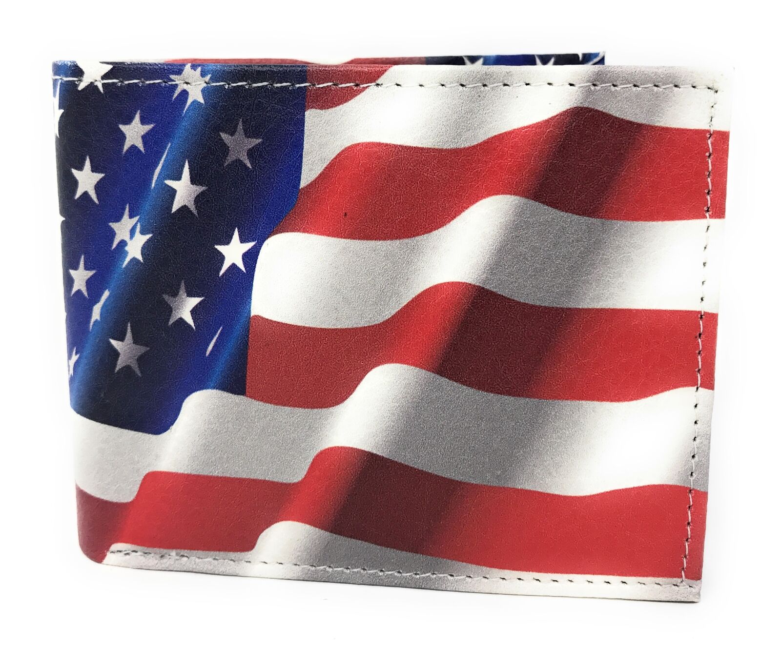 USA Patriotic Bifold Wallets In Gift Box Mens Womens Youth-100 Dollar Old-