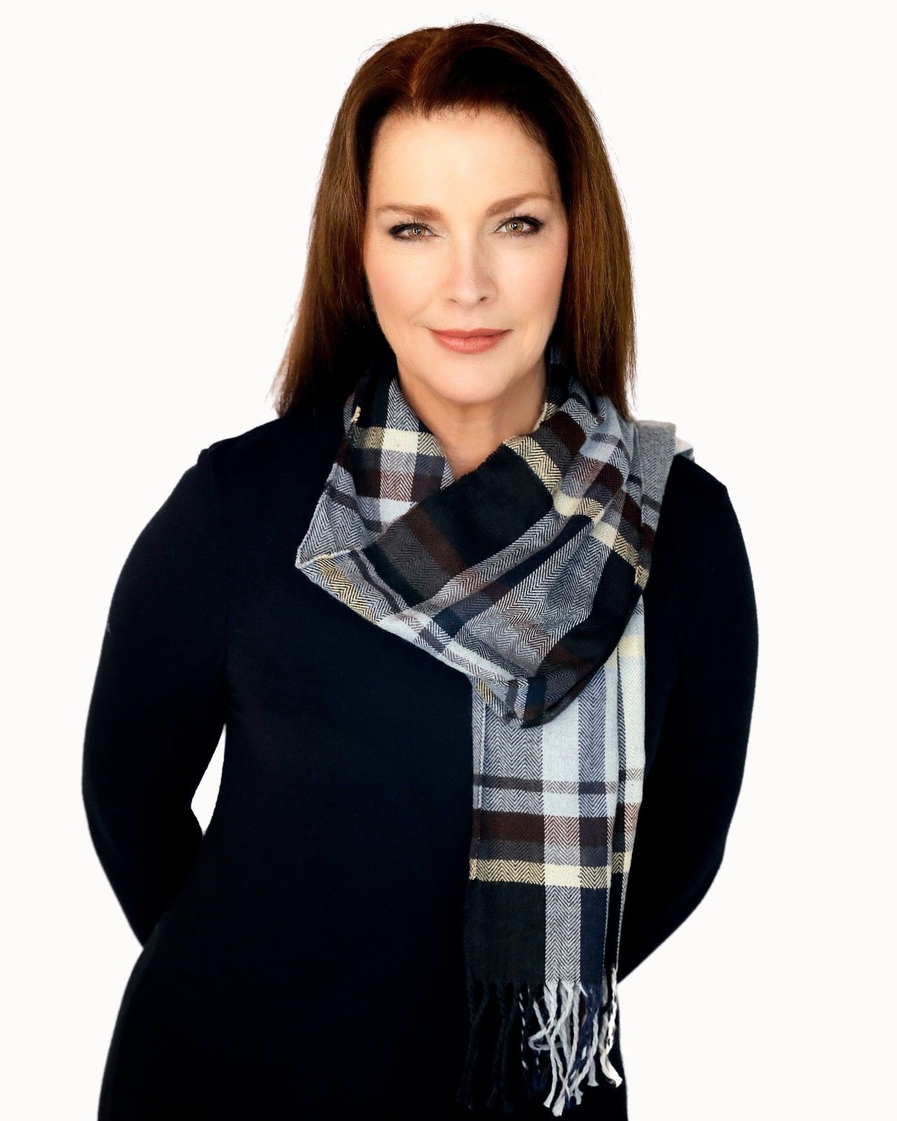 Casaba Womens Warm Winter Scarves Scarf Wraps Shawls Blankets Triangle Plaid-Black-White Stripes-