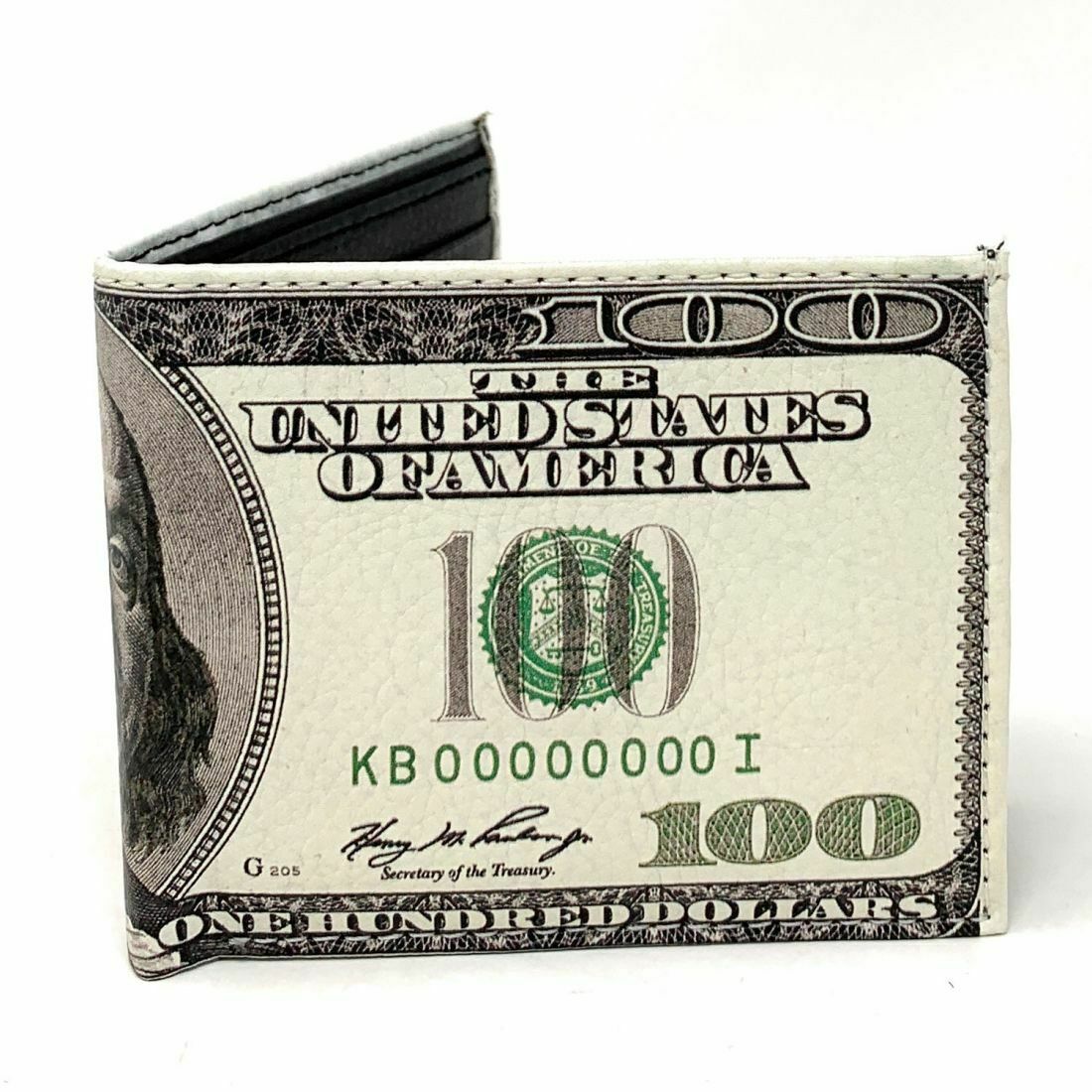 USA Patriotic Bifold Wallets In Gift Box Mens Womens Youth-100 Dollar Old-