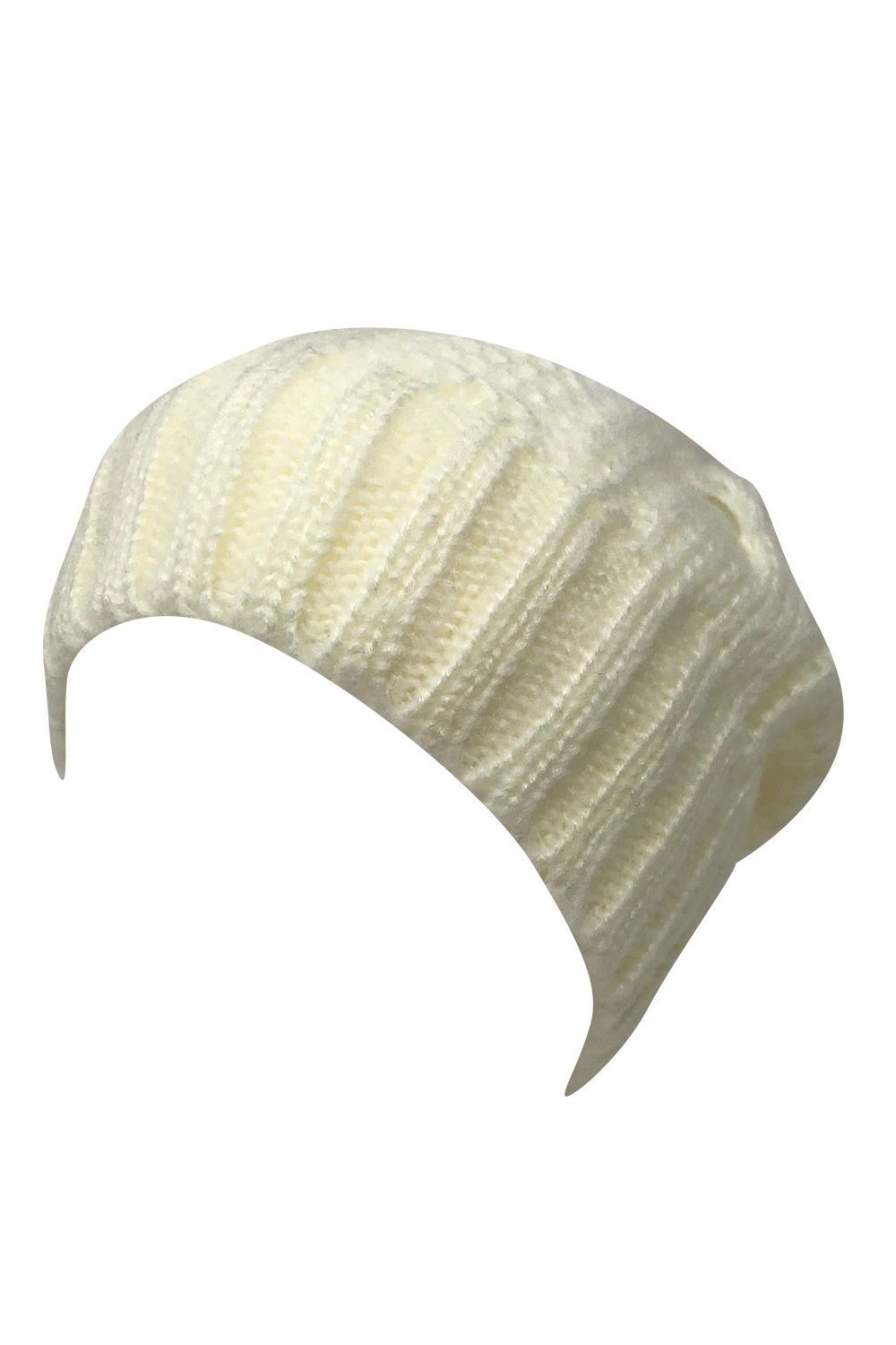 Casaba Warm Beanies Cable Knit Braided Slouch Long Hats Caps for Men Women-Black-
