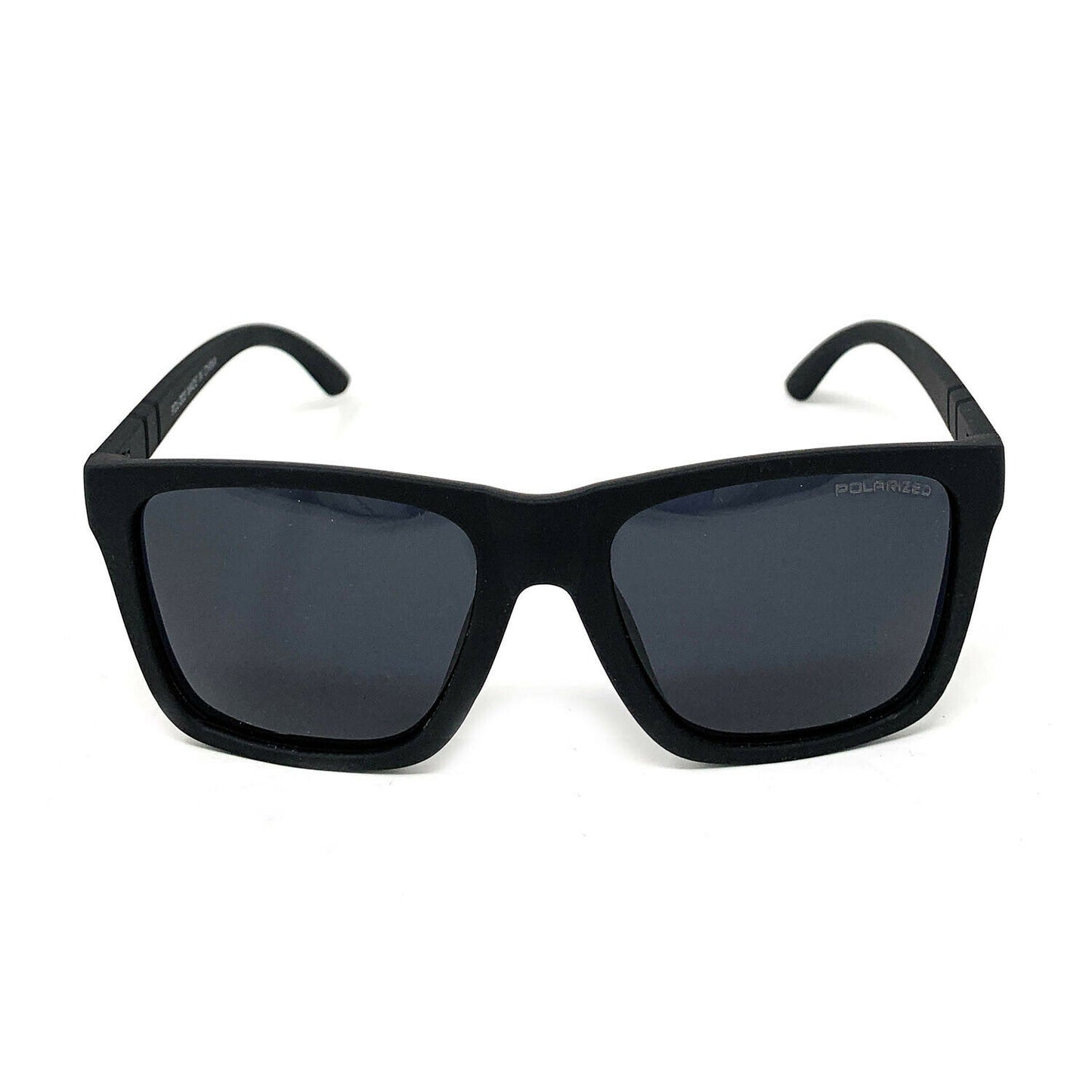 Polarized Sunglasses Classic Style Lens Driving Fishing Mens Womens With Pouch-Black Matte-