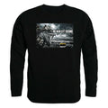 RAPDOM No Man Left Behind Crewneck Fleece Sweatshirts-Small-Black-