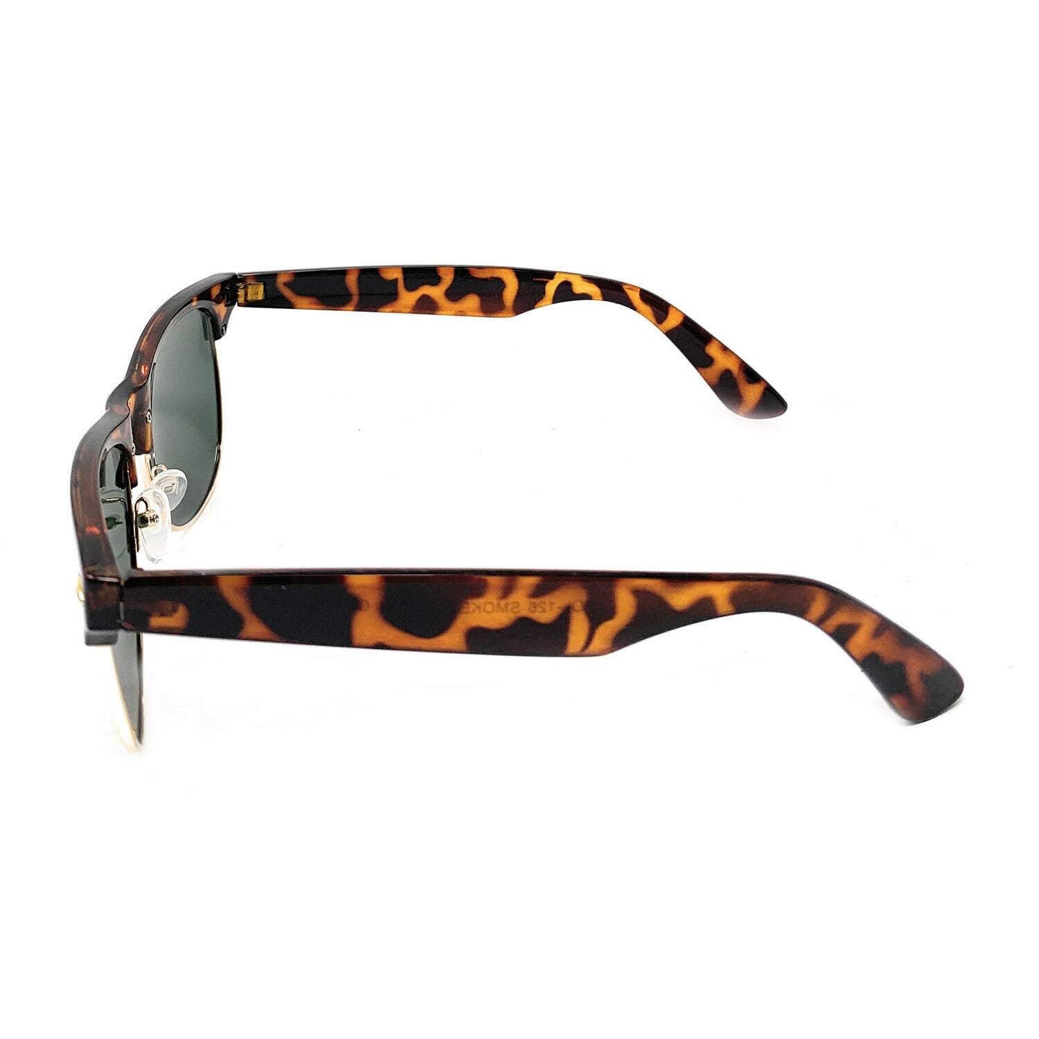 Polarized Sunglasses Club Style Mirror Lens Driving Mens Womens With Pouch-Gold Mirror/Black-