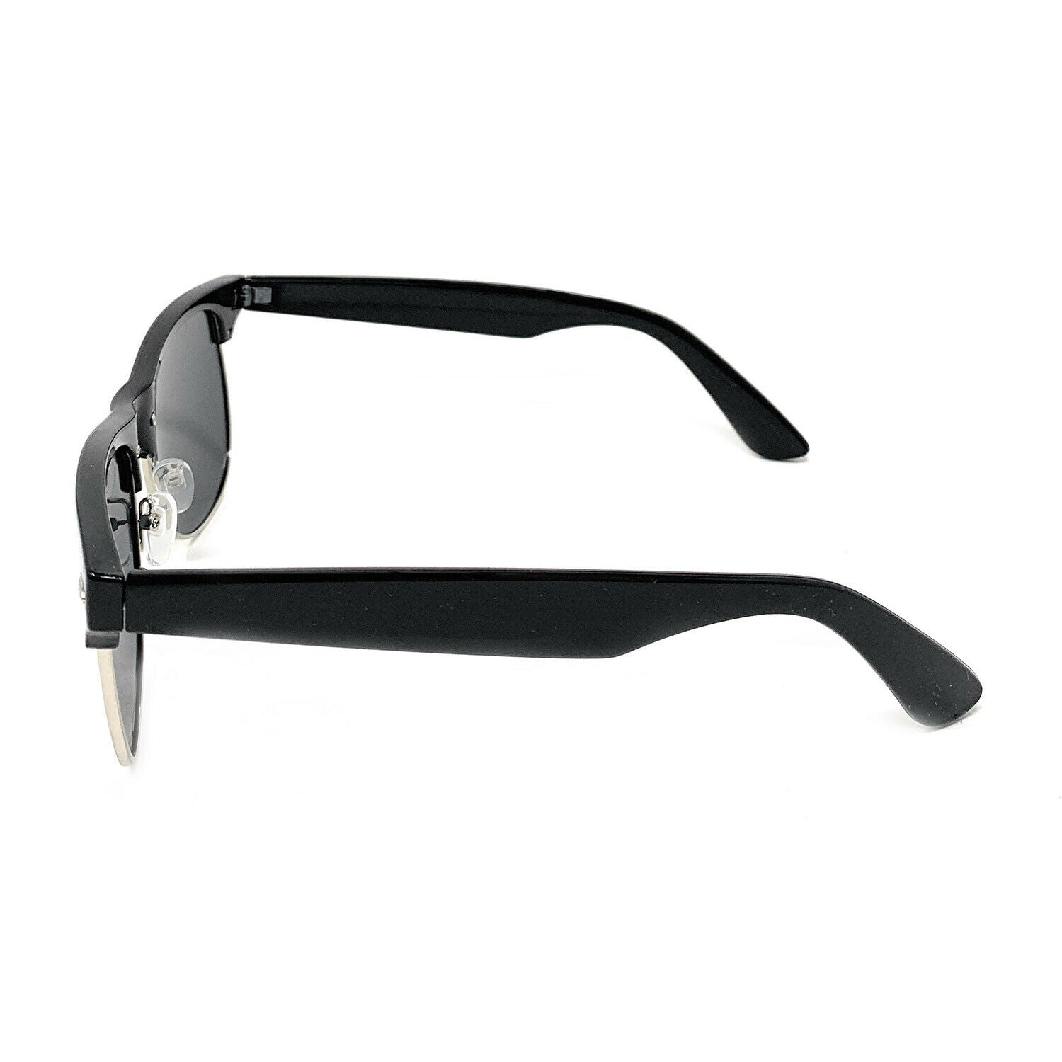 Polarized Sunglasses Club Style Mirror Lens Driving Mens Womens With Pouch-Gold Mirror/Black-