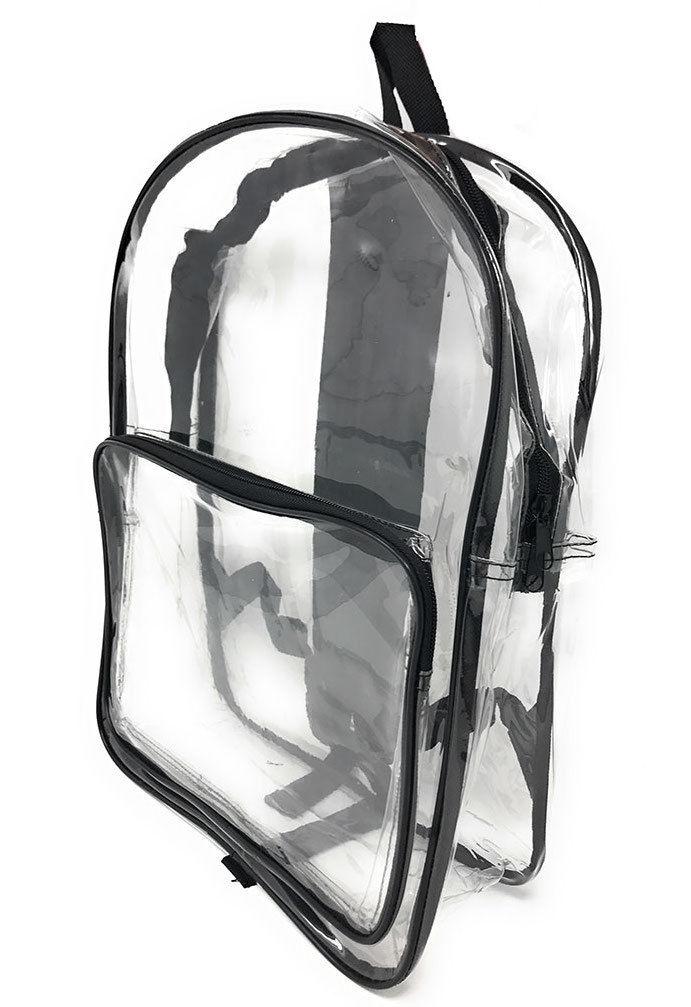 100 LOT CLEAR TRANSPARENT SCHOOL BAG BACKPACK SHOULDER TRAVEL BOOK WHOLESALE LOT-