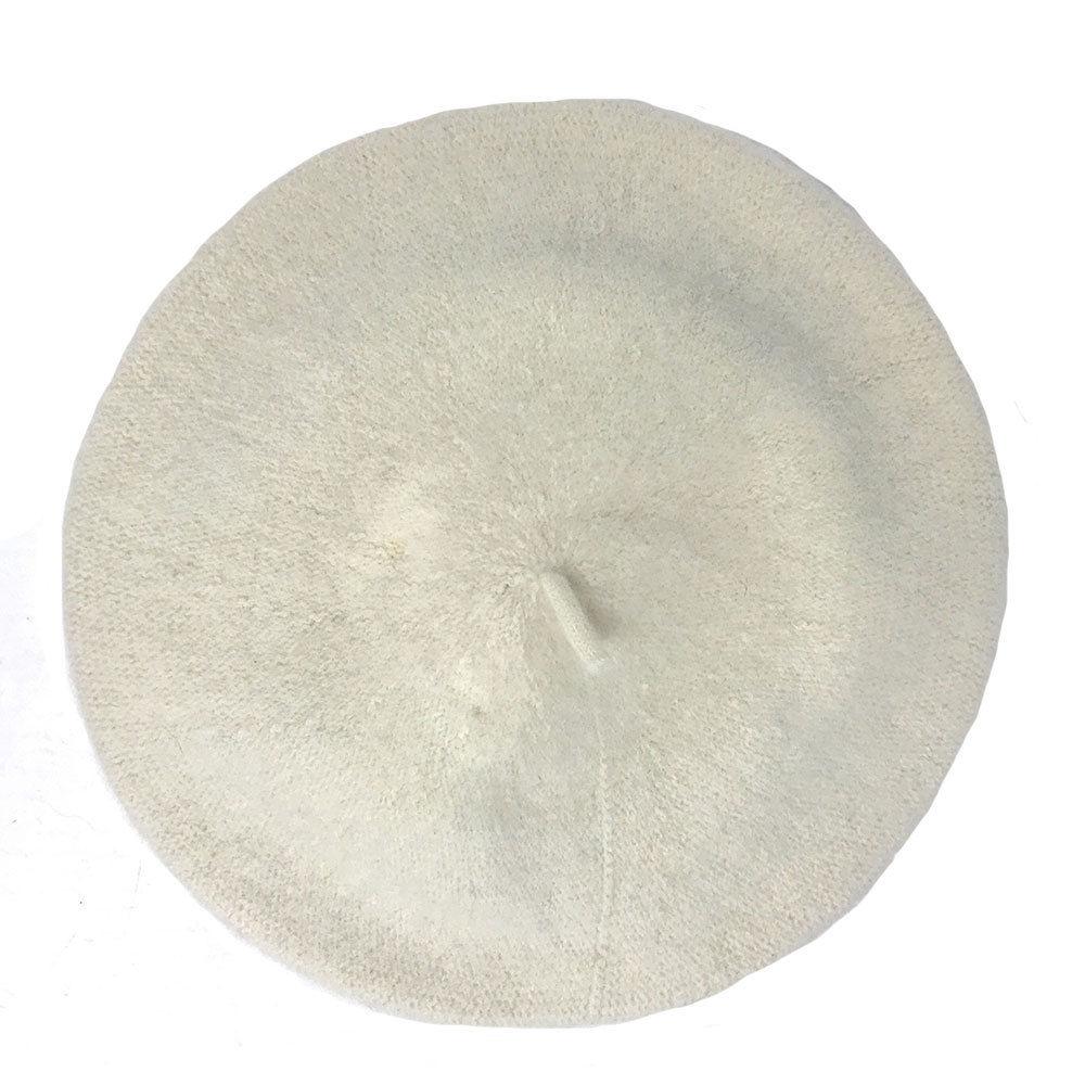 Casaba Women's Wool Warm Beret French Style Artsy Lightweight Fashion Hats Caps-Black-