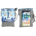 Empire Cove Designer Crossbody Bag with Clear Touchscreen Window Wallet Pouch-Deer Multicolor-
