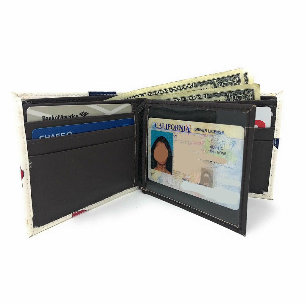 USA Patriotic Bifold Wallets In Gift Box Mens Womens Youth-100 Dollar Old-