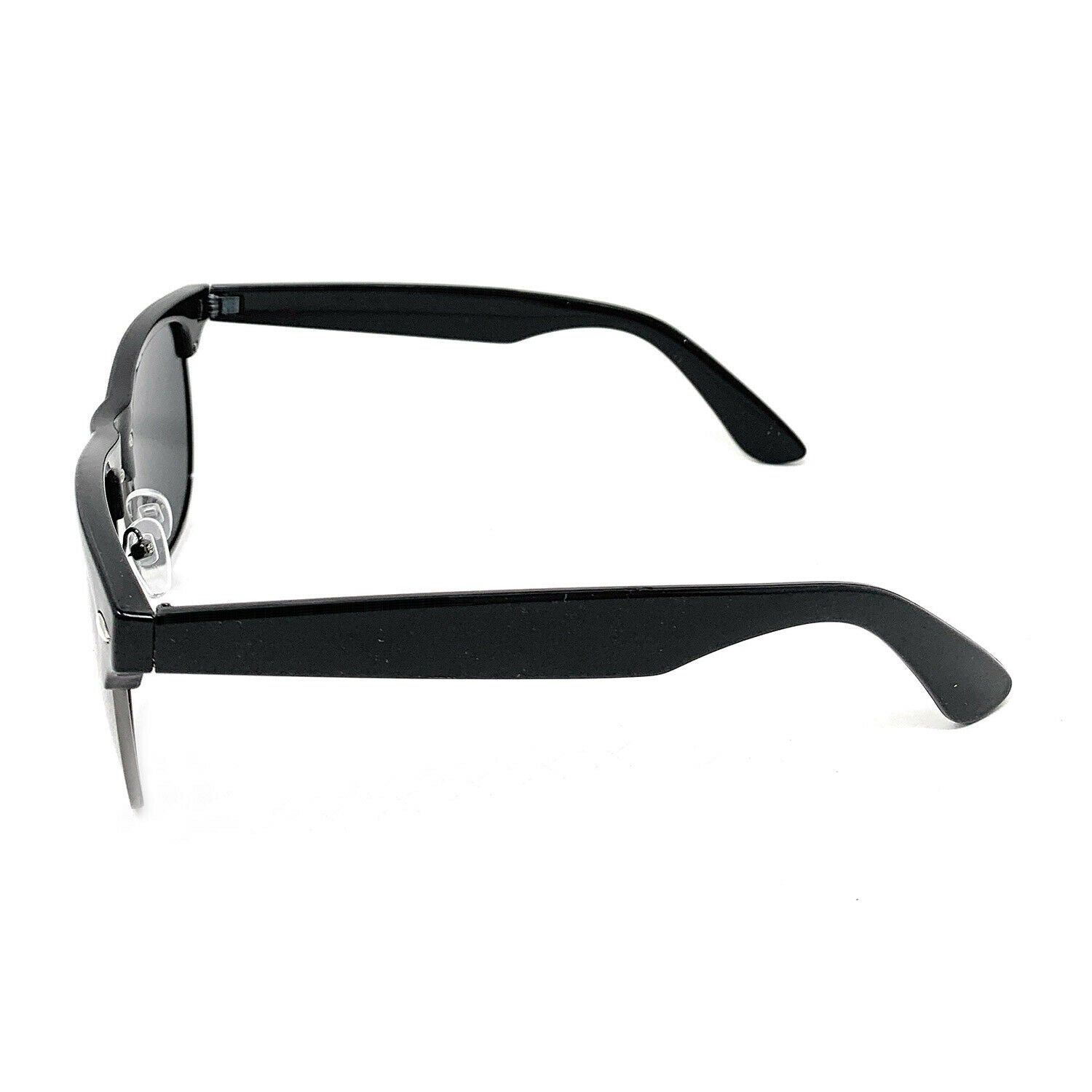 Polarized Sunglasses Club Style Mirror Lens Driving Mens Womens With Pouch-Gold Mirror/Black-