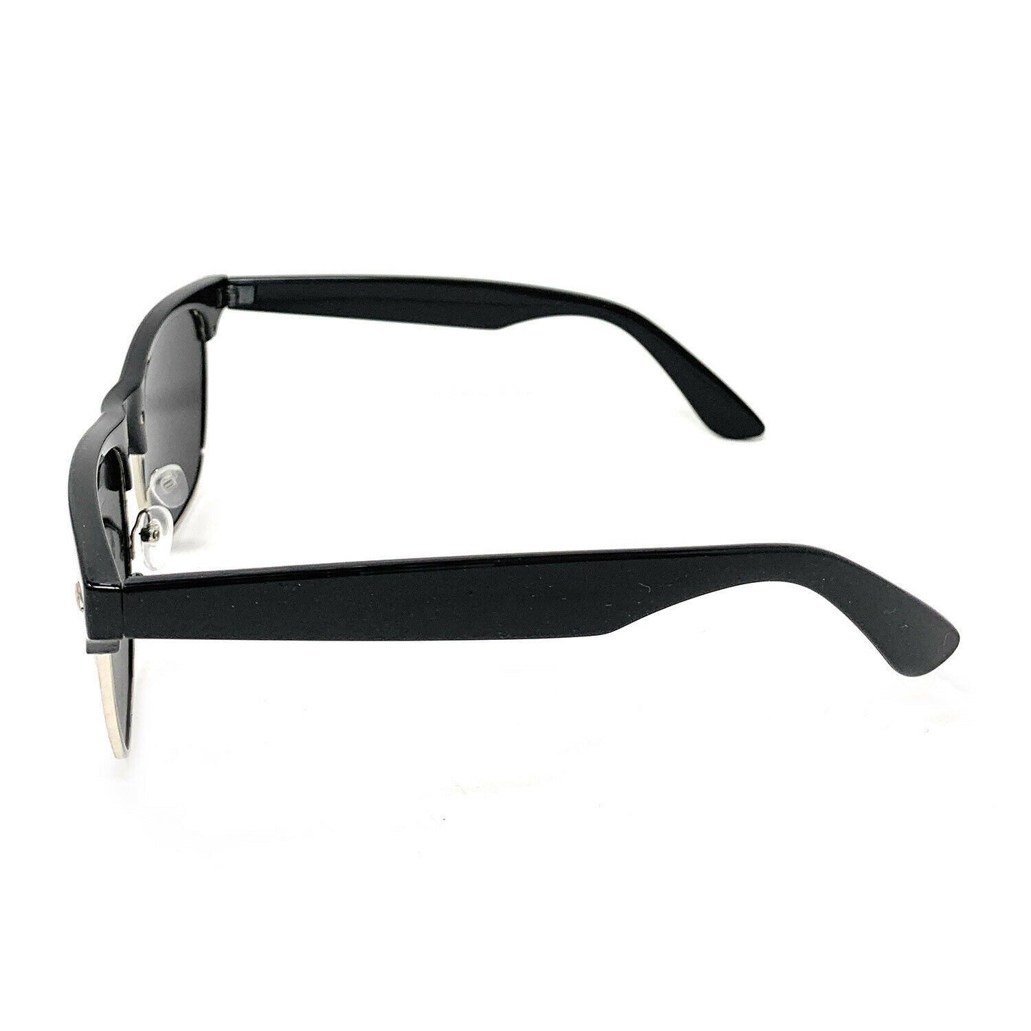 Polarized Sunglasses Club Style Mirror Lens Driving Mens Womens With Pouch-Gold Mirror/Black-