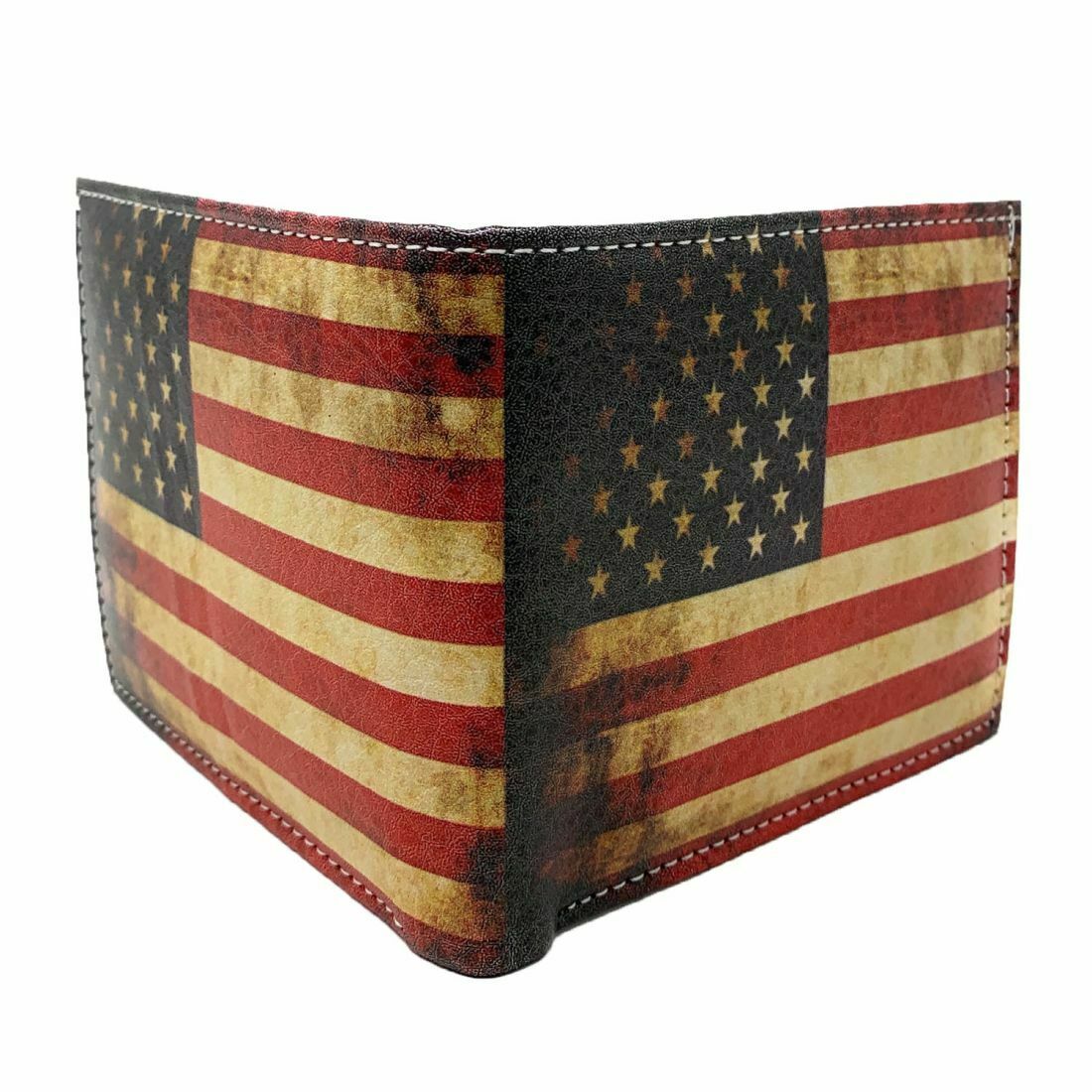 USA Patriotic Bifold Wallets In Gift Box Mens Womens Youth-100 Dollar Old-