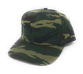 Cotton Twill Camo Camouflage 6 Panel Hunting Fishing Baseball Snapback Hats Caps-Wood Camo-