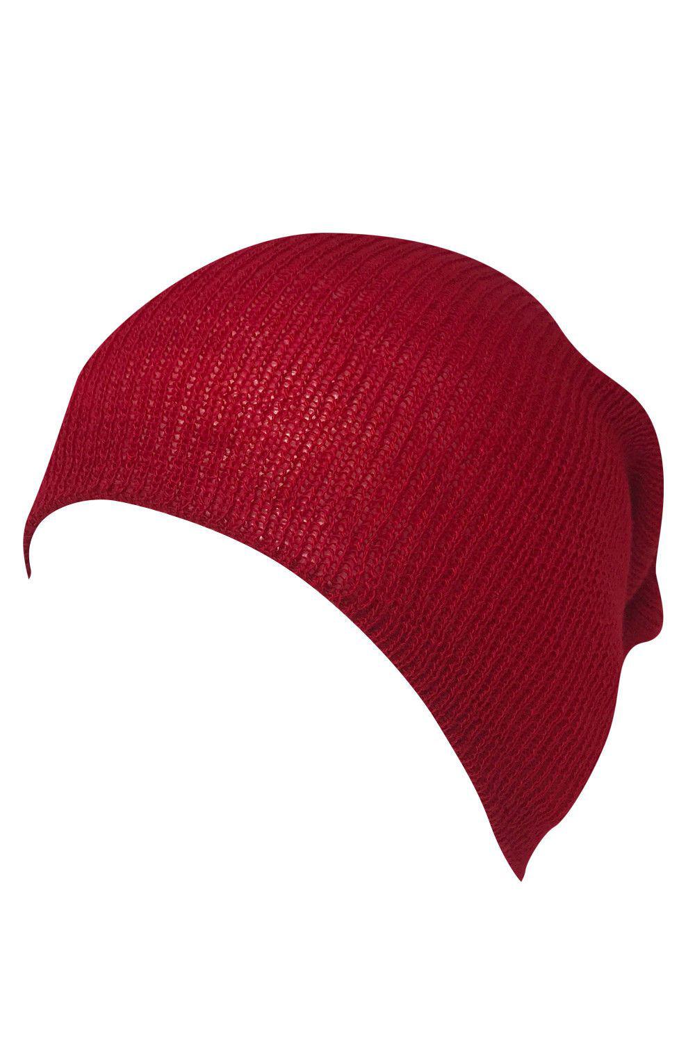 Casaba Stylish Long Slouch Beanies for Men Women 12 inch Skull Cap Toboggan Hat-Black-