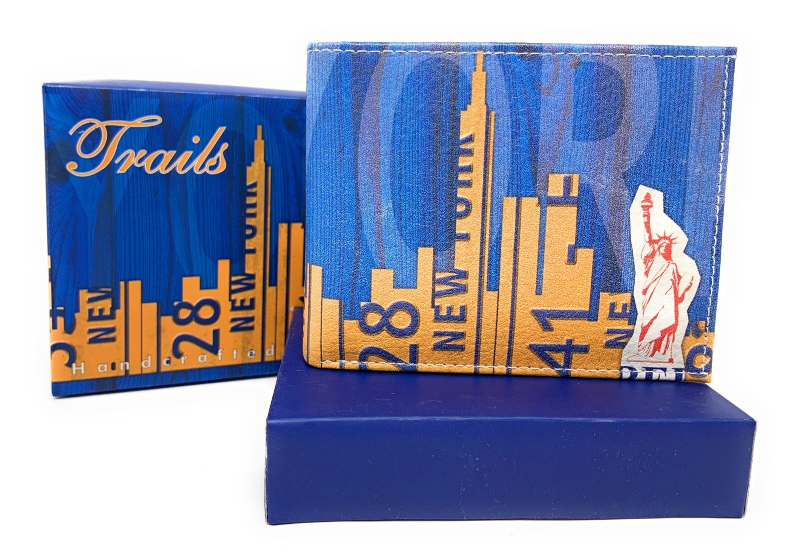 USA Patriotic Bifold Wallets In Gift Box Mens Womens Youth-100 Dollar Old-