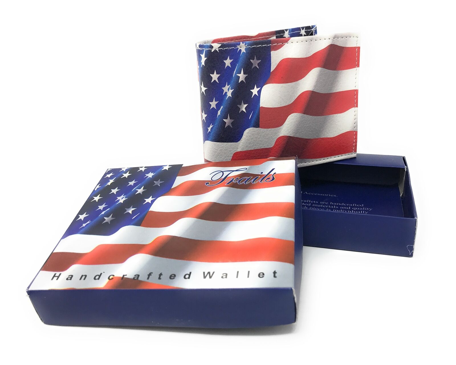 USA Patriotic Bifold Wallets In Gift Box Mens Womens Youth-100 Dollar Old-