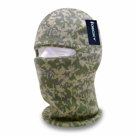 Decky Camo 1 Hole Winter Snow Face Mask Beanie Balaclava-ACU-