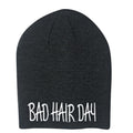 Casaba Warm Winter Beanies Bad Hair Day Embroidery Toboggan Caps Hats Men Women-Charcoal-