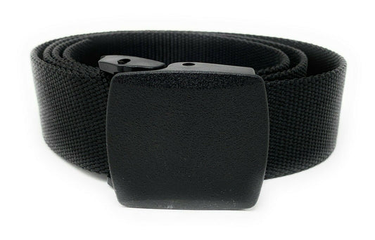 Casaba Stylish Webbed Belts for Men Women European Golf Style Perfect Fit-Black-Small (30"- 32")-