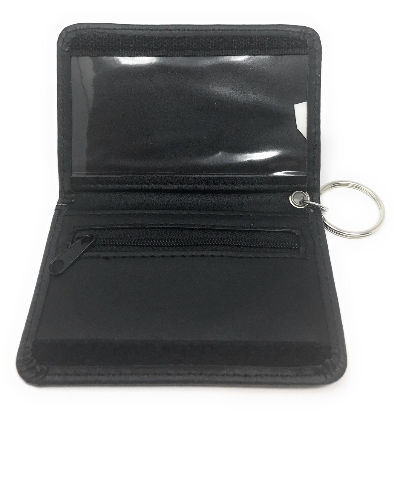 1 Dozen Slim Wallet Double ID Holder w/ Keys Ring Coin Pocket Wholesale Bulk-
