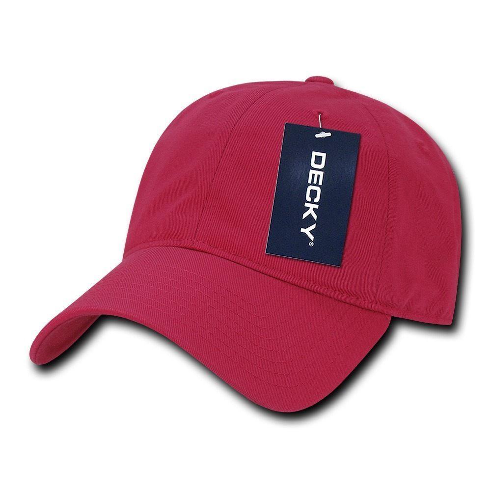 6 Lot Decky Washed Cotton Polo Low Crown 6 Panel Dad Caps Hats Wholesale Lots-
