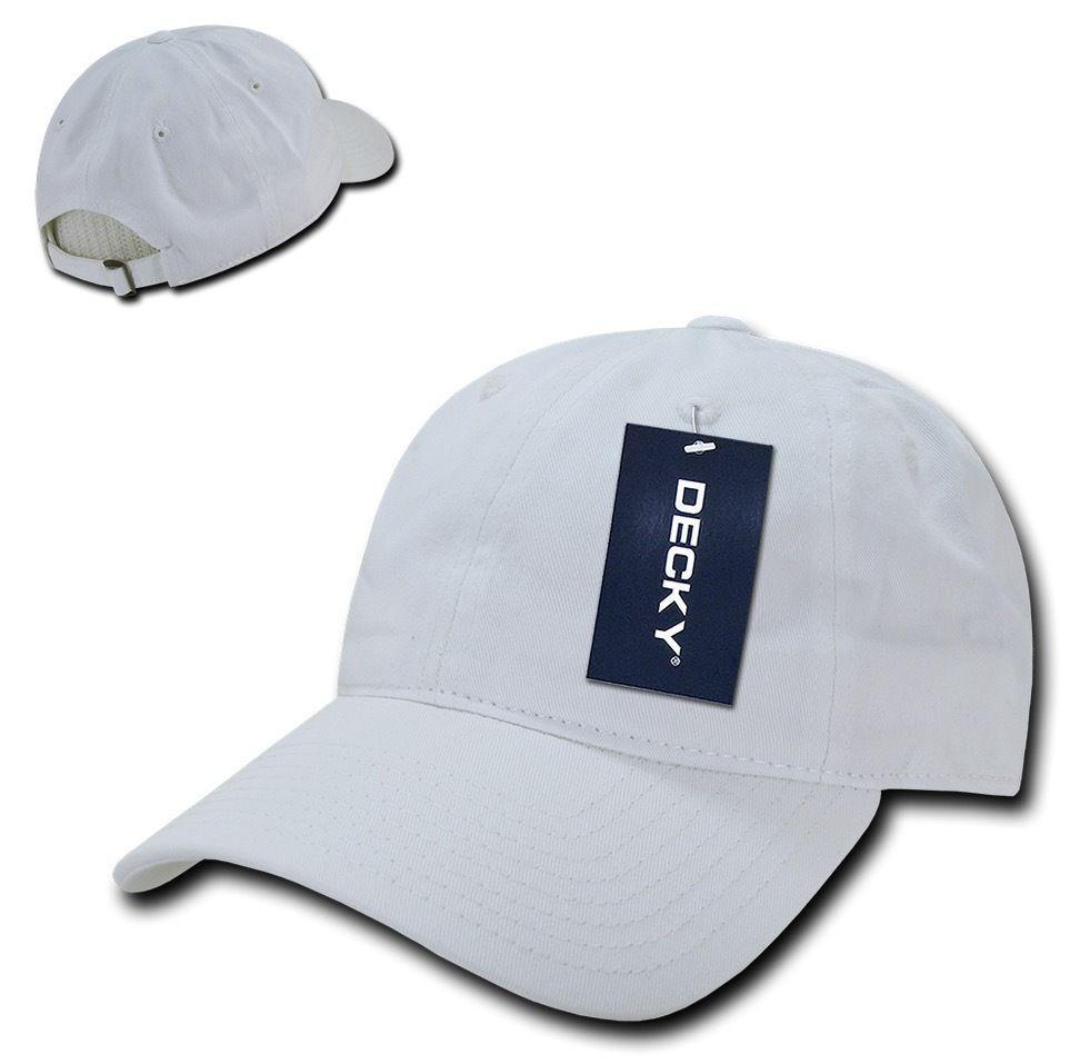6 Lot Decky Washed Cotton Polo Low Crown 6 Panel Dad Caps Hats Wholesale Lots-