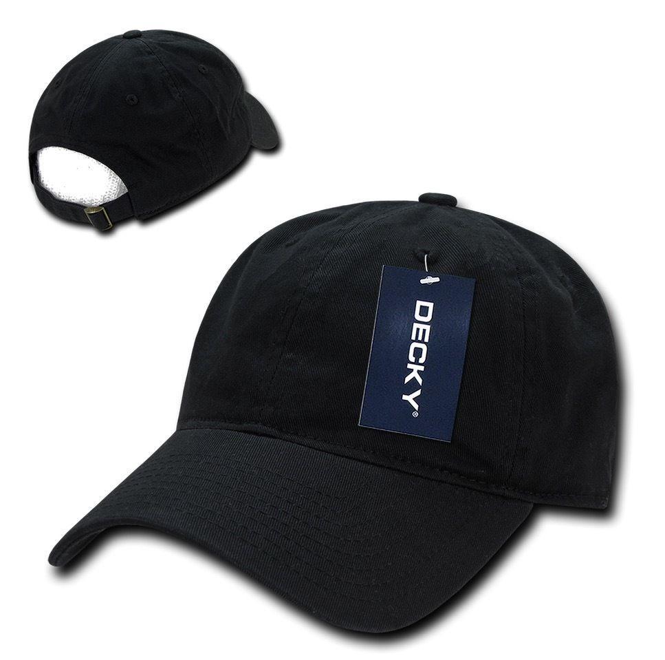 6 Lot Decky Washed Cotton Polo Low Crown 6 Panel Dad Caps Hats Wholesale Lots-