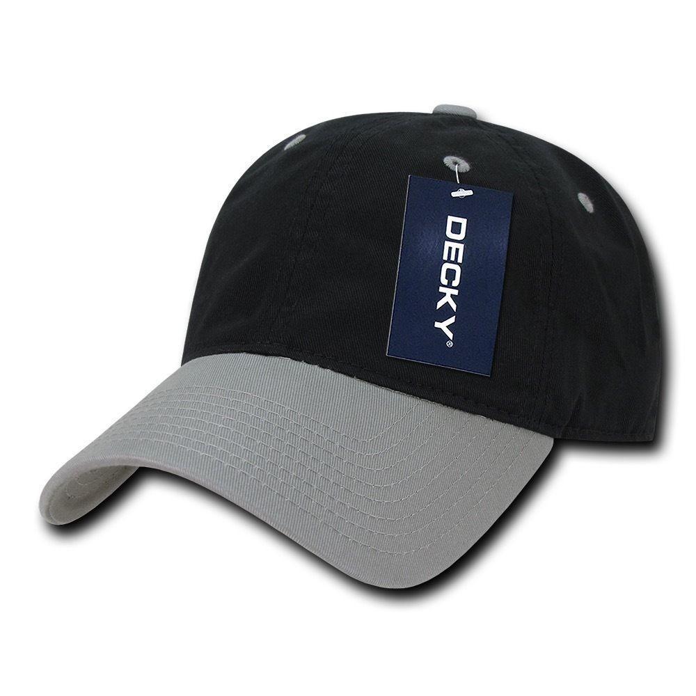 6 Lot Decky Washed Cotton Polo Low Crown 6 Panel Dad Caps Hats Wholesale Lots-