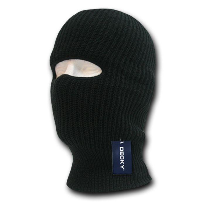 6 Pack Decky Ski Face Mask Facemask 1 Hole Balaclava Beanies Knit Wholesale Lot-