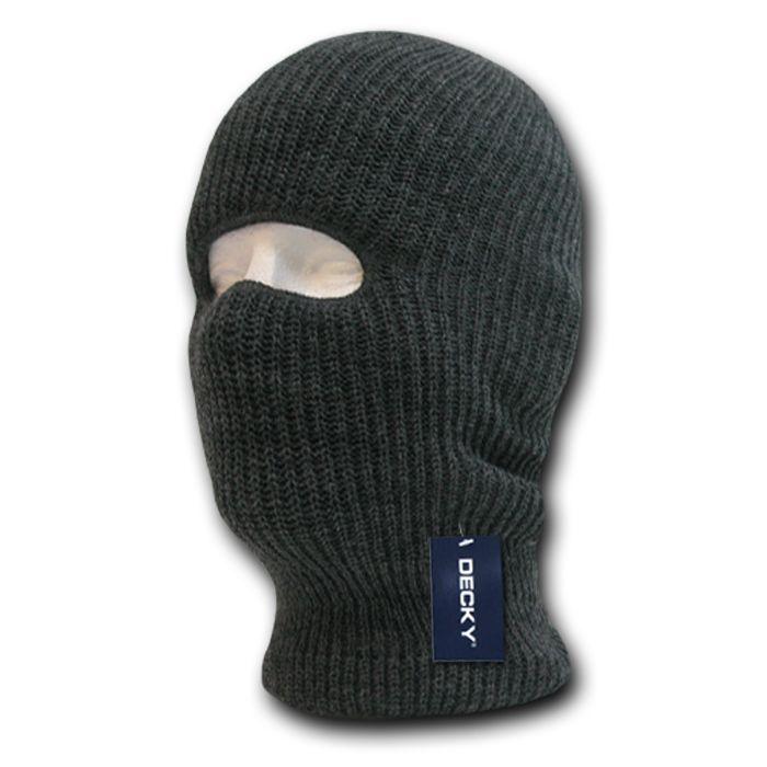 6 Pack Decky Ski Face Mask Facemask 1 Hole Balaclava Beanies Knit Wholesale Lot-