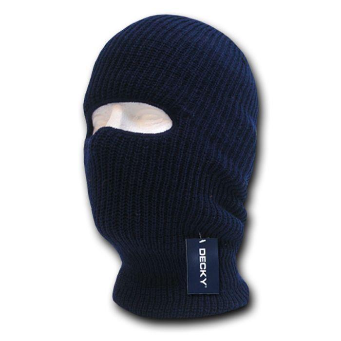 6 Pack Decky Ski Face Mask Facemask 1 Hole Balaclava Beanies Knit Wholesale Lot-