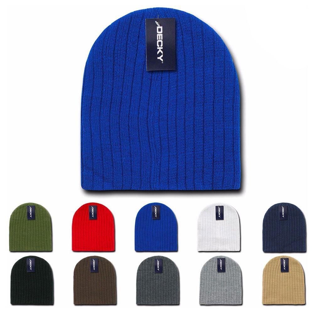 1 Dozen Decky Beanies Cable Knit Cap Hat Ski Warm Winter Unisex Wholesale Bulk-