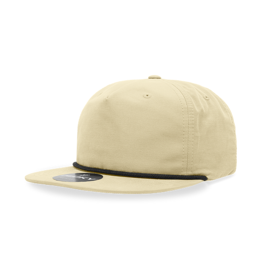 Decky Classic Grandpa Rope Cap 5 Panel Flat Bill Hat Snapback Style 6032