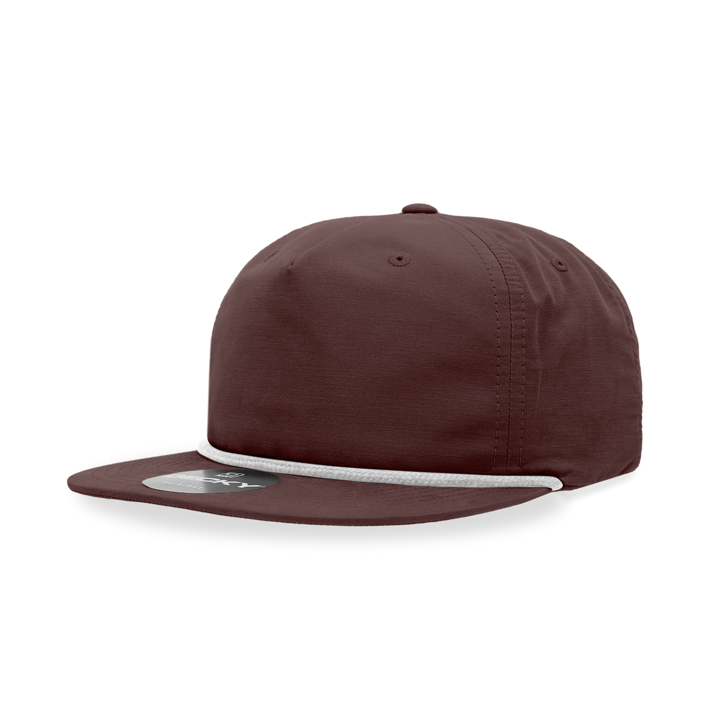 Decky Classic Grandpa Rope Cap 5 Panel Flat Bill Hat Snapback Style 6032