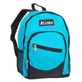 Everest Childrens Junior Slant Backpack-Turquoise/Black-
