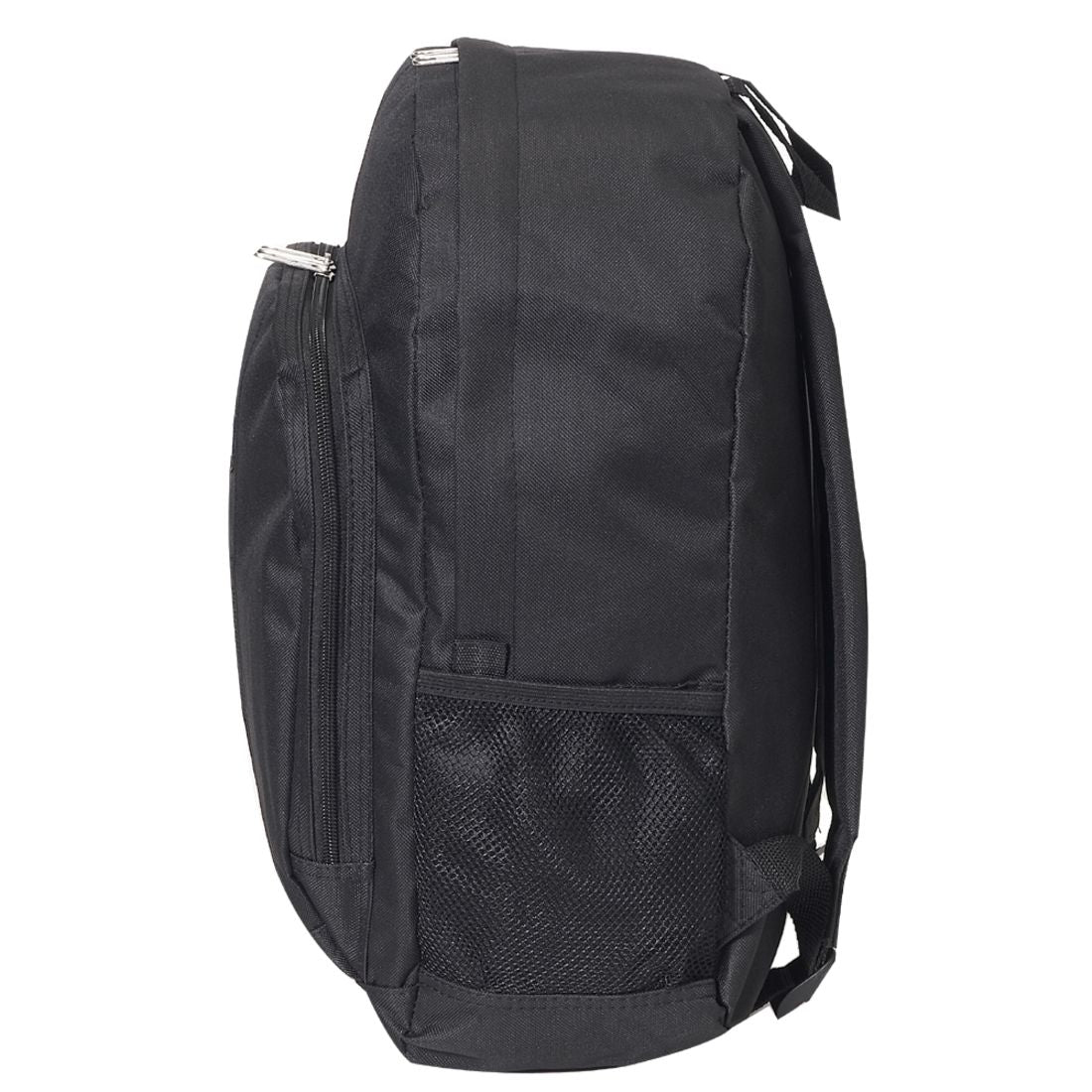 Everest Backpack with Front & Side Pockets-Black-