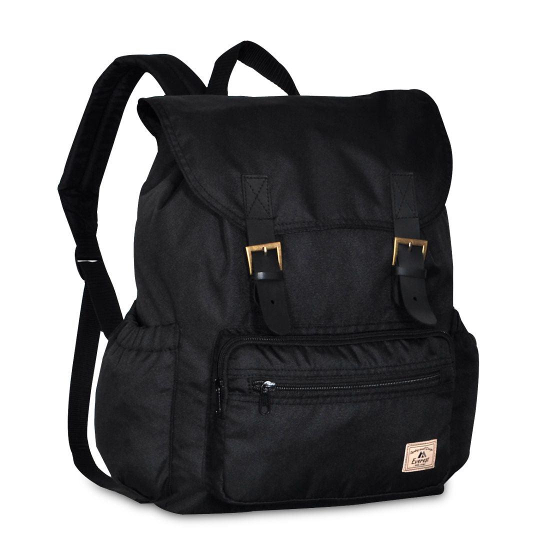 Everest Stylish Rucksack-Black-