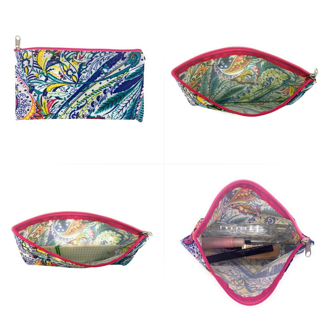 Empire Cove Pouch Bag Zipper Cosmetic Makeup Bank Car Documents Travel Organizer-Geometric-