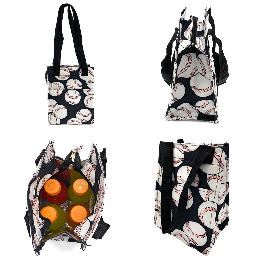 Empire Cove Insulated Lunch Bag Kids Adults Cooler Food Tote Picnic Travel Baseball-