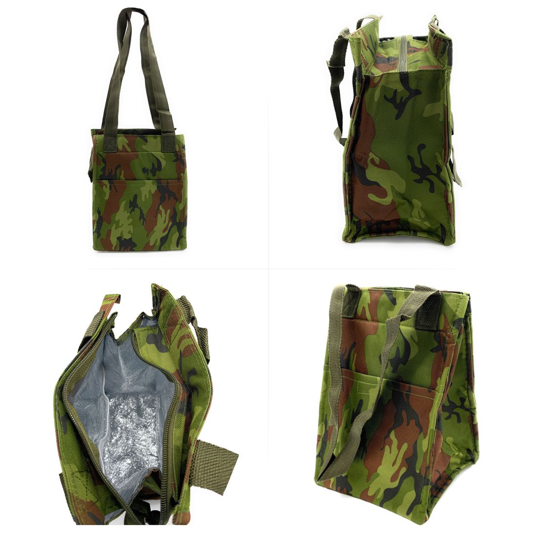 Empire Cove Insulated Lunch Bag Kids Adults Cooler Food Tote Picnic Travel Camo-