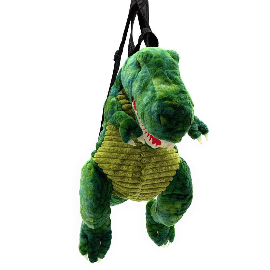 Empire Cove Kids School Mini Backpack Furry Dinosaur Sloth Dragon Koala Book Bag-Dinosaur-