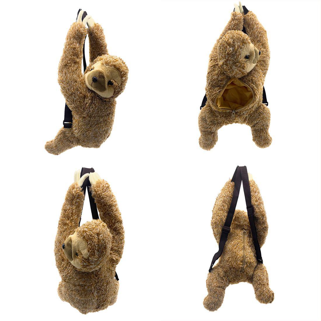 Empire Cove Kids School Mini Backpack Furry Dinosaur Sloth Dragon Koala Book Bag-Dinosaur-