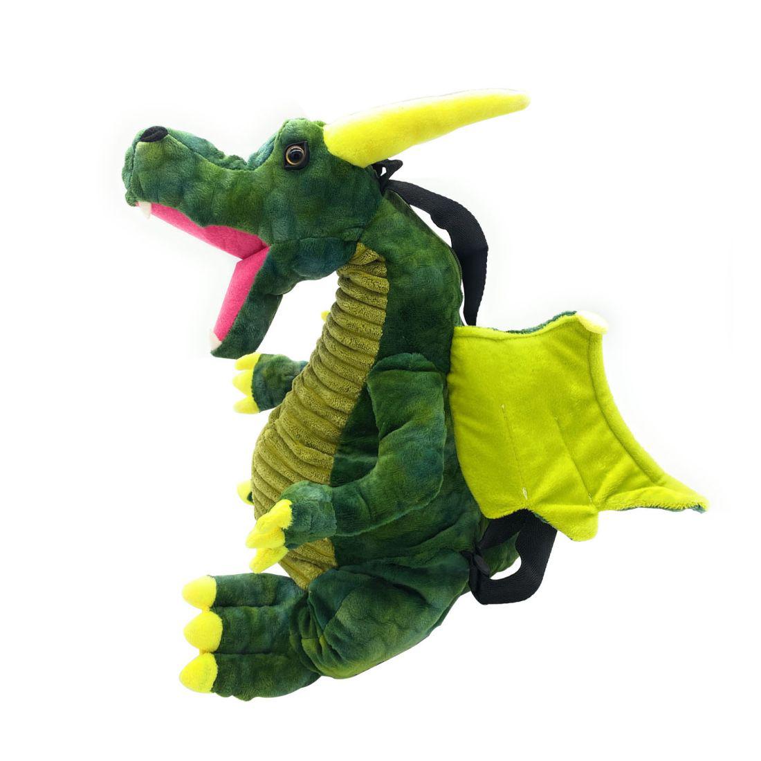 Empire Cove Kids School Mini Backpack Furry Dinosaur Sloth Dragon Koala Book Bag-Dinosaur-